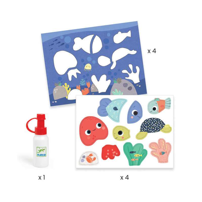 Coffret Mes premiers collages Djeco
