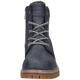 Tom Tailor Schnür Boots in blau