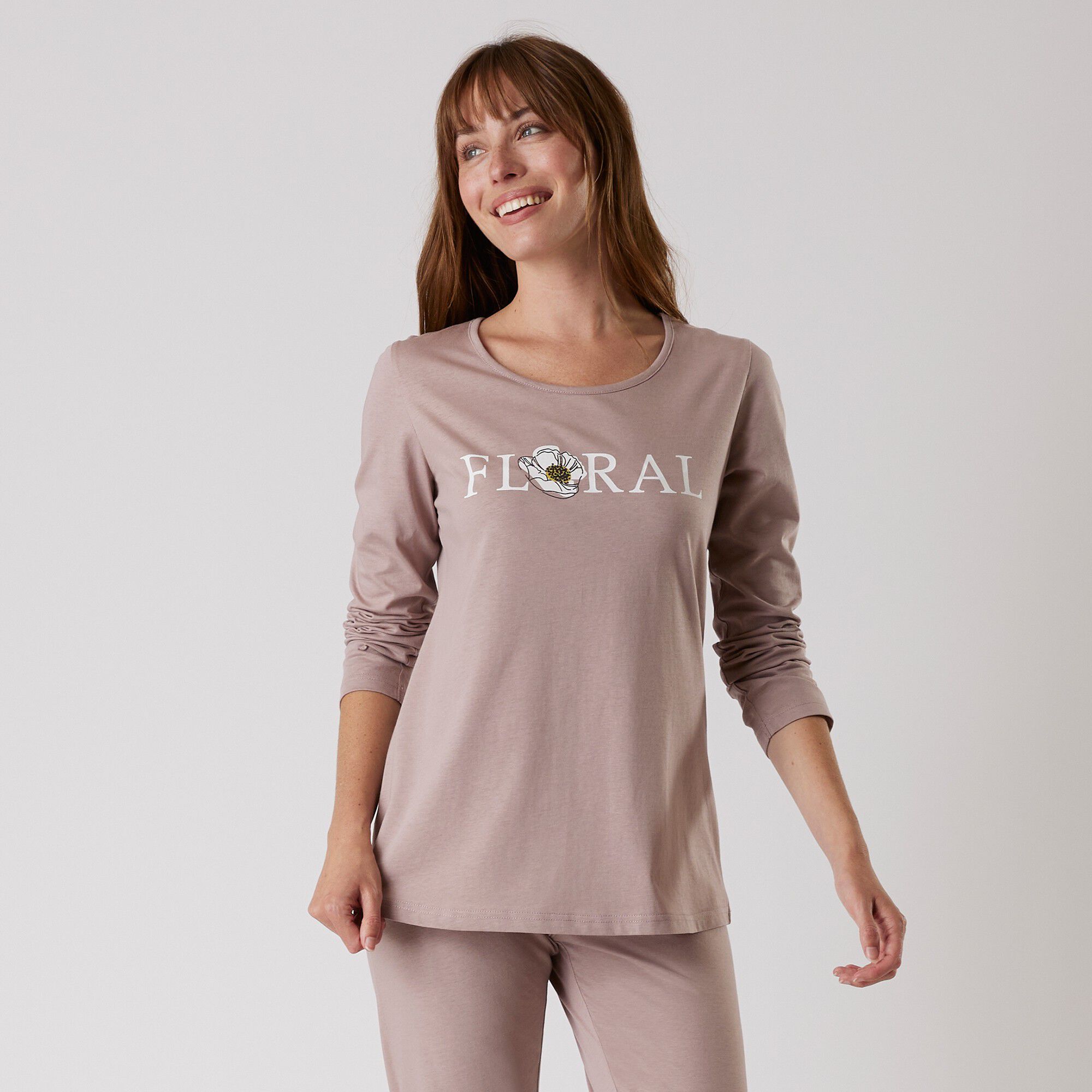 Pyjama manches longues imprimé 