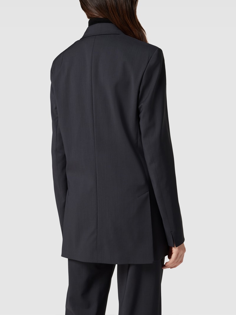 Blazer mit Pattentaschen in graphit