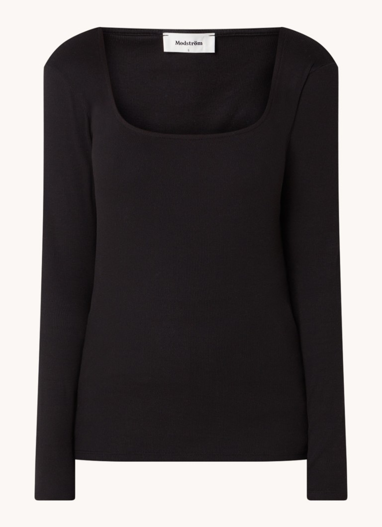 Modström Toxie top with ribbed structure and stretch