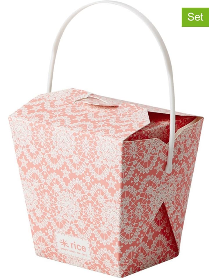 Rice 6er-Set: Lunchboxen in Rot - (B)9 x (H)8 x (T)7 cm günstig kaufen onesize