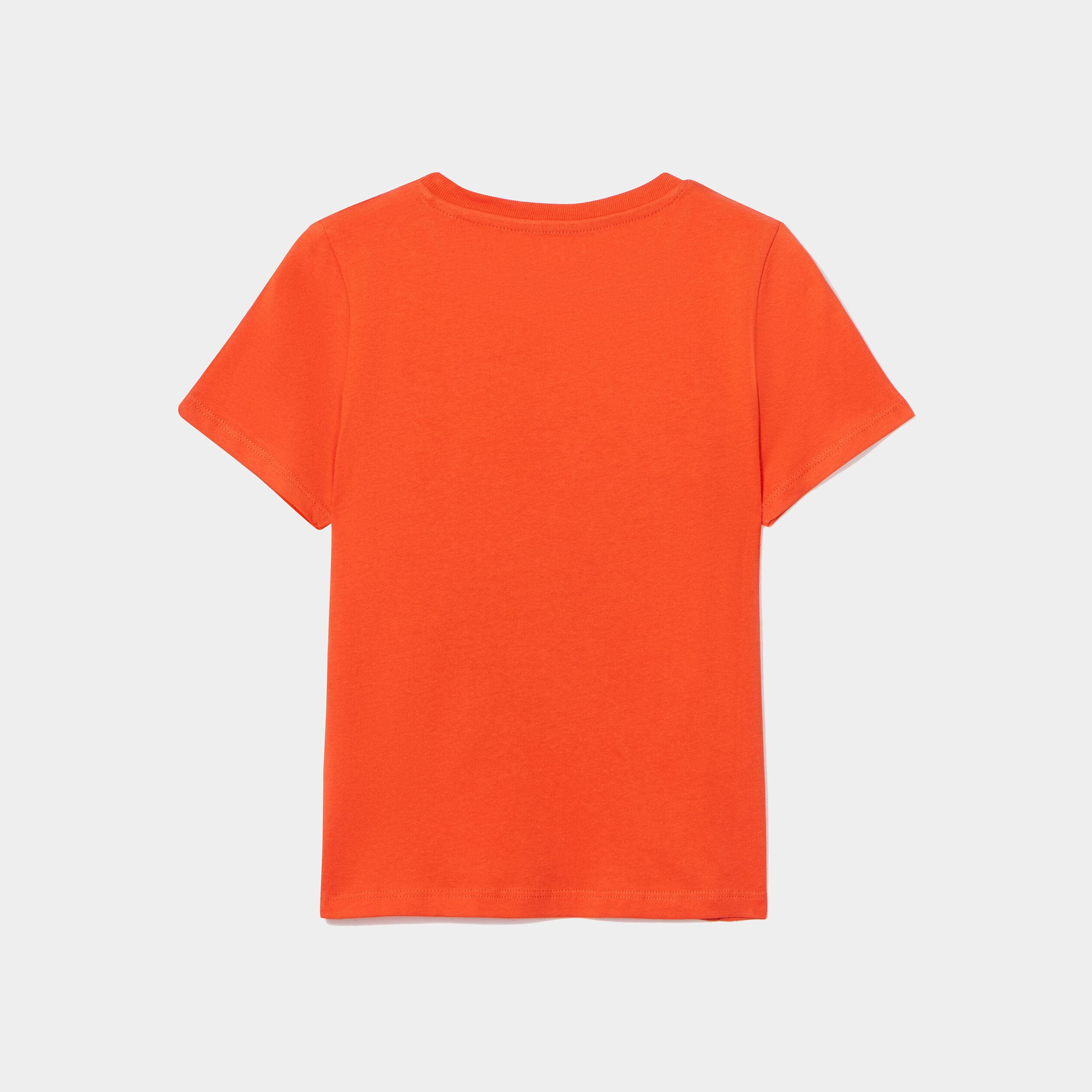 T-shirt manches courtes coton orange garçon | La Halle