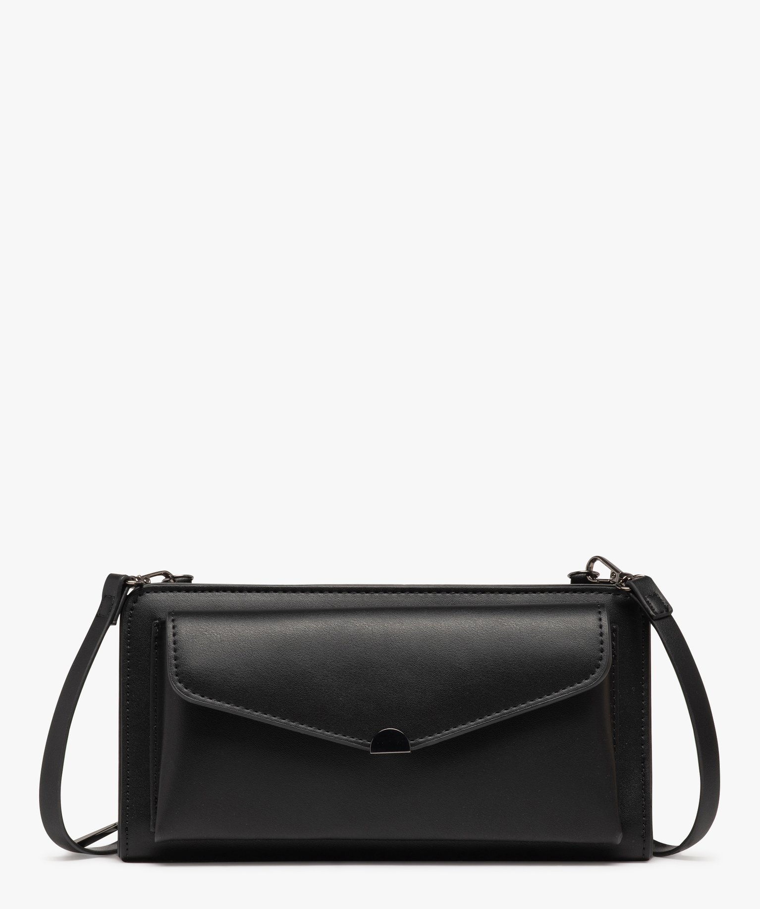 Pochette de soirée portefeuille femme noir | GEMO