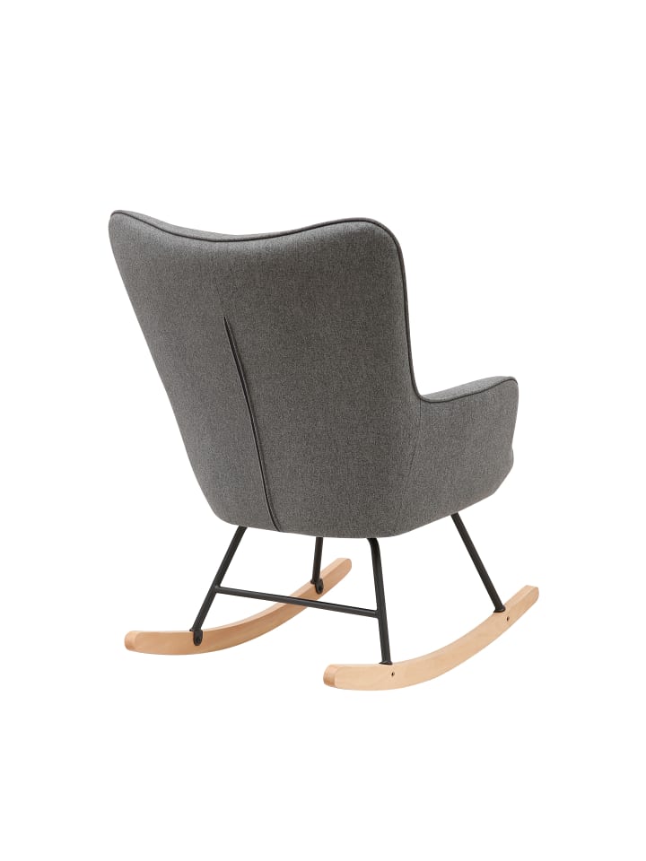 byLiving Schaukelstuhl RICHIE in Grau günstig kaufen onesize