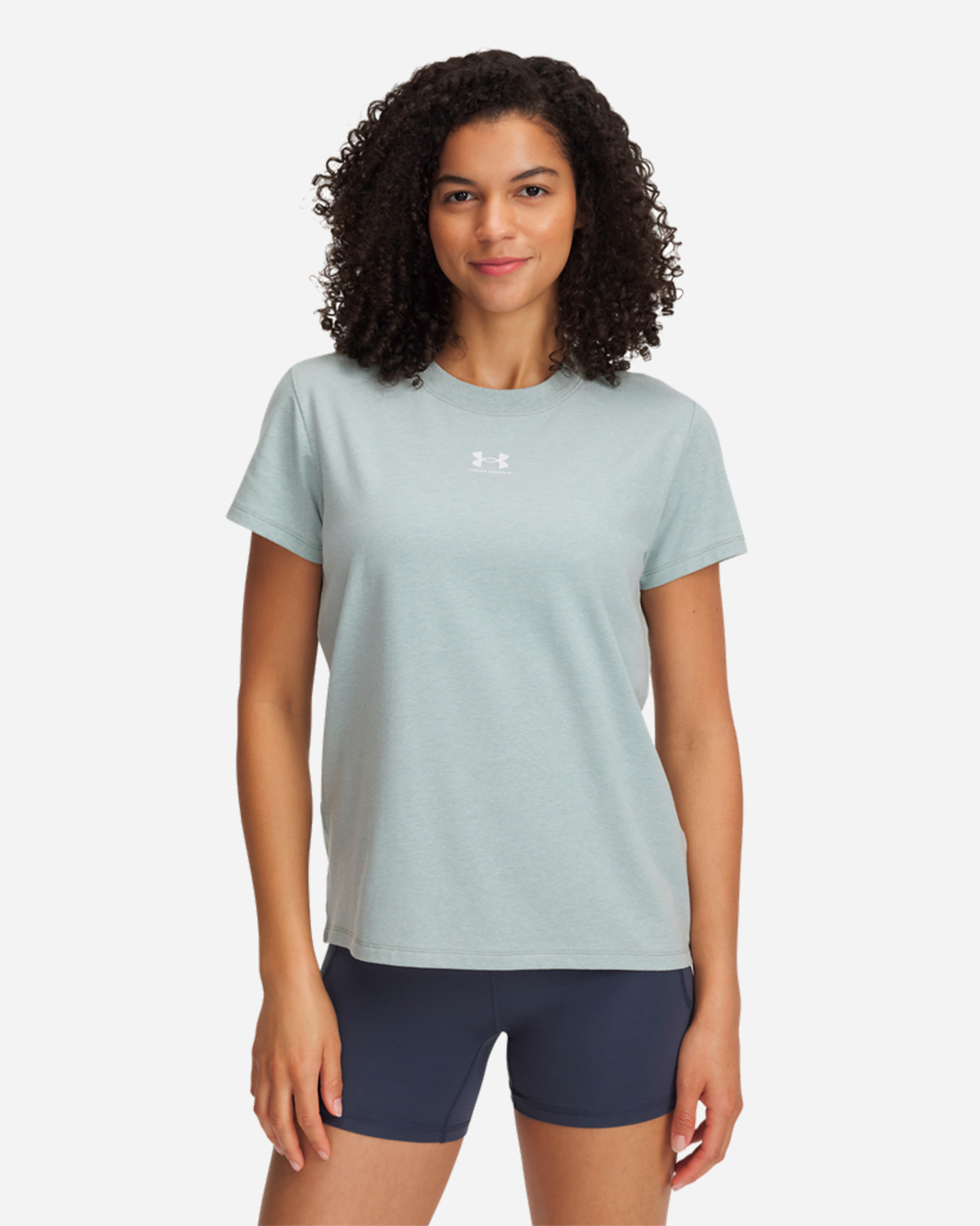 T-shirt Under Armour Petit logo W 77-1383648-0349