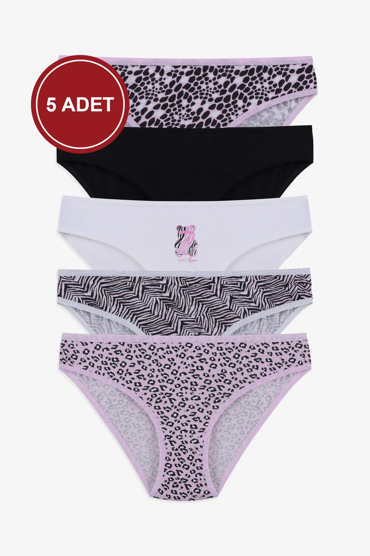 koza iç giyim  Unterhosen - Mehrfarbig - Muster