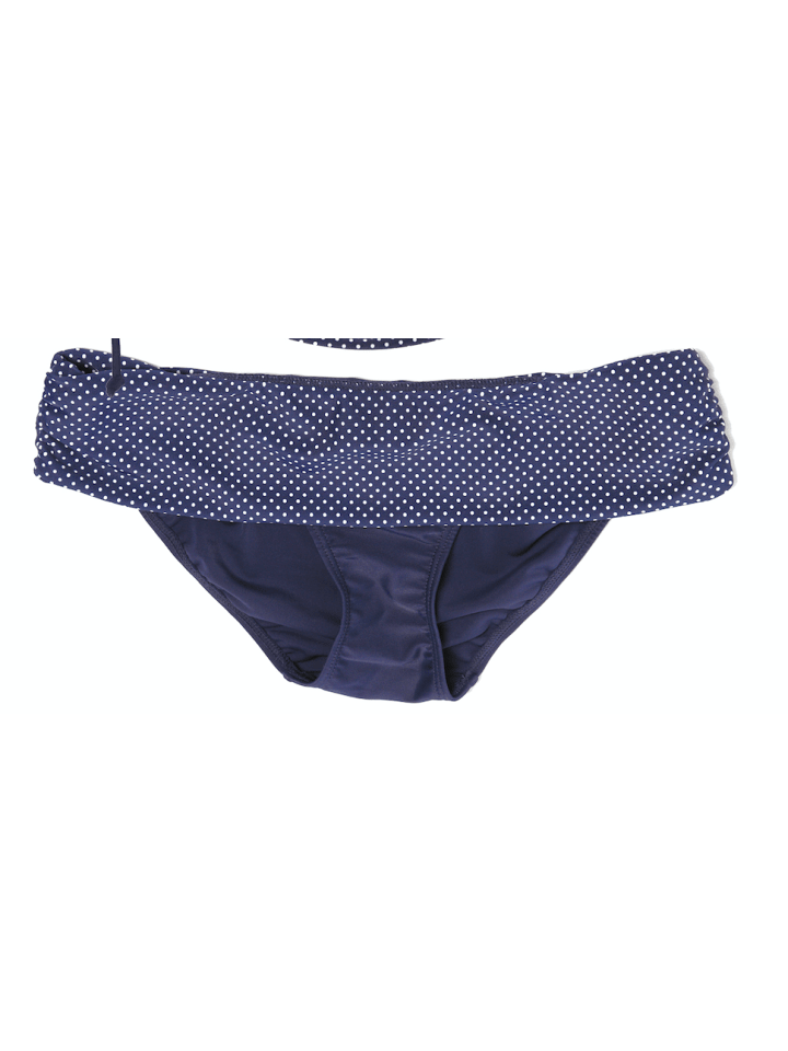 petit amour Umstandsbademode AVA_blue Bikinislip für Schwangere Dunkelblau Pünktchen günstig kaufen S/M