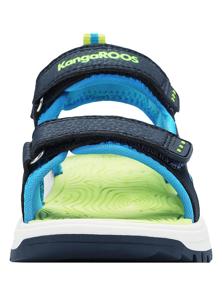 Kangaroos Sandalen in Dunkelblau/ Grün günstig kaufen
