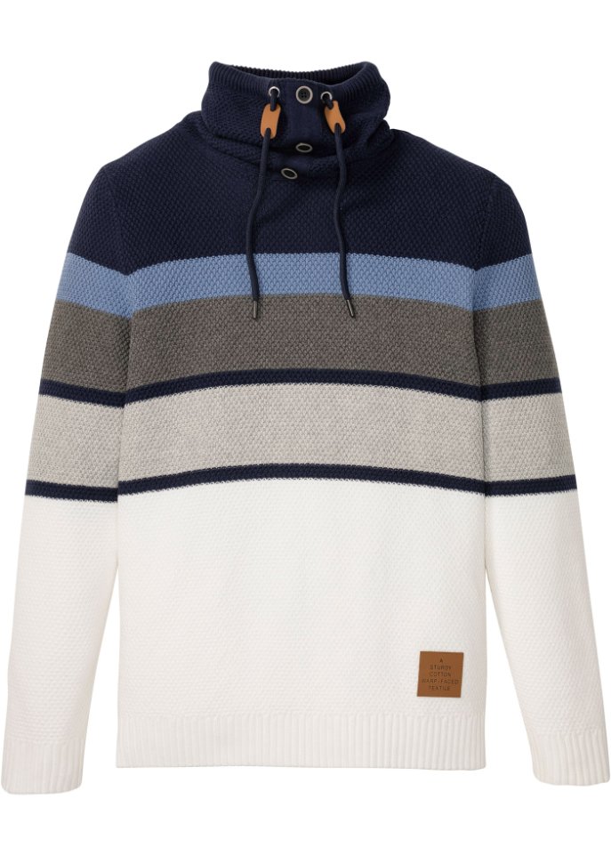 Pullover mit Schlauchkragen
