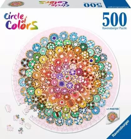 Puzzle 500 Teile - Circle of Colors Donuts