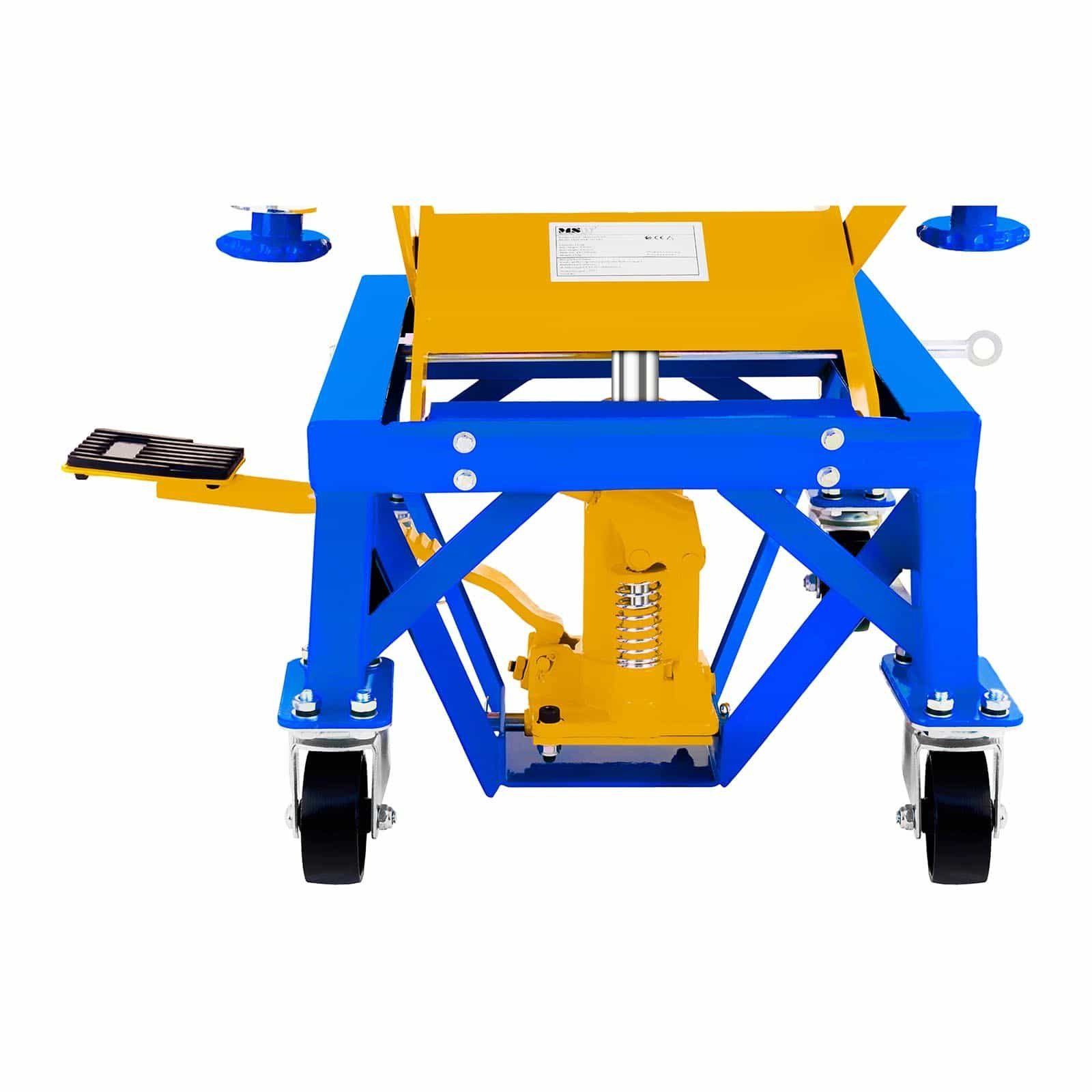 MSW Hydraulikheber Scherenhebebühne 135 kg - Motorradhebebühne Arbeitsbühne Hebebühne mit
