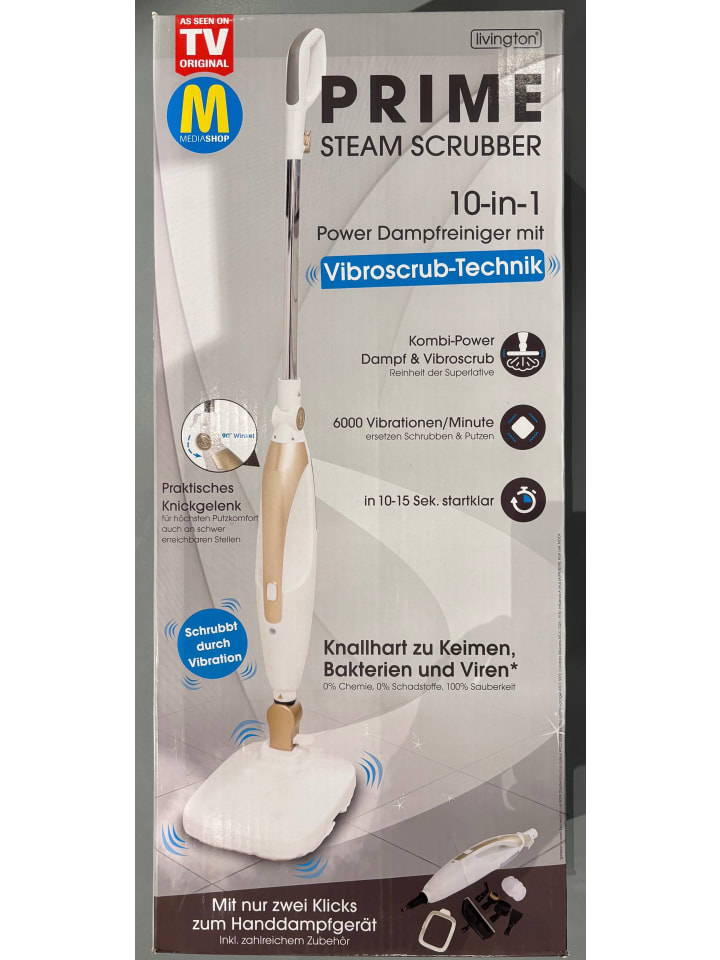 Livington Dampfreiniger Prime Steam Scrubber in Ohne Farben günstig kaufen onesize