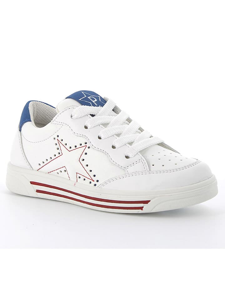 Primigi Leder-Sneakers in Weiß günstig kaufen