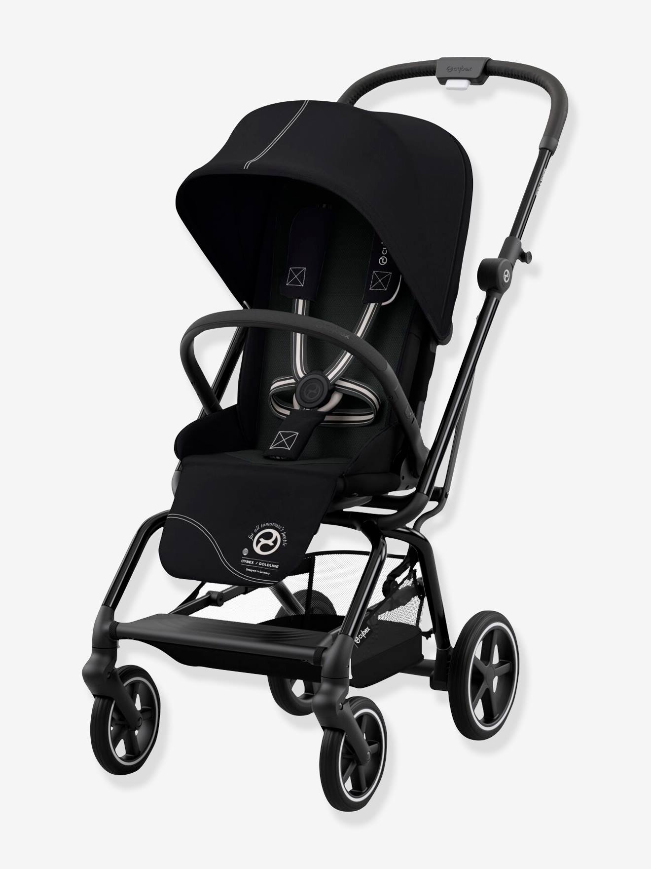 Poussette réversible tout-terrain CYBEX Eezy S Twist+ 2 noir (moon black)