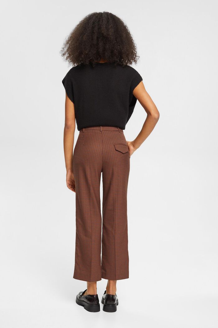 Cropped-Hose mit Karo