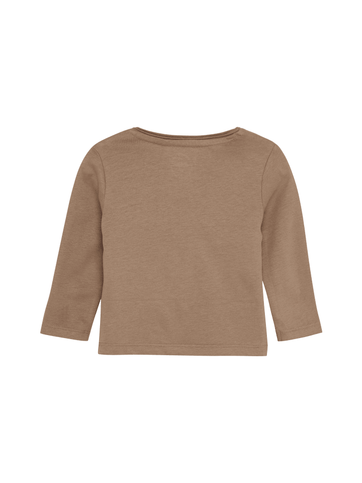 s.Oliver T-Shirt langarm in Braun günstig kaufen
