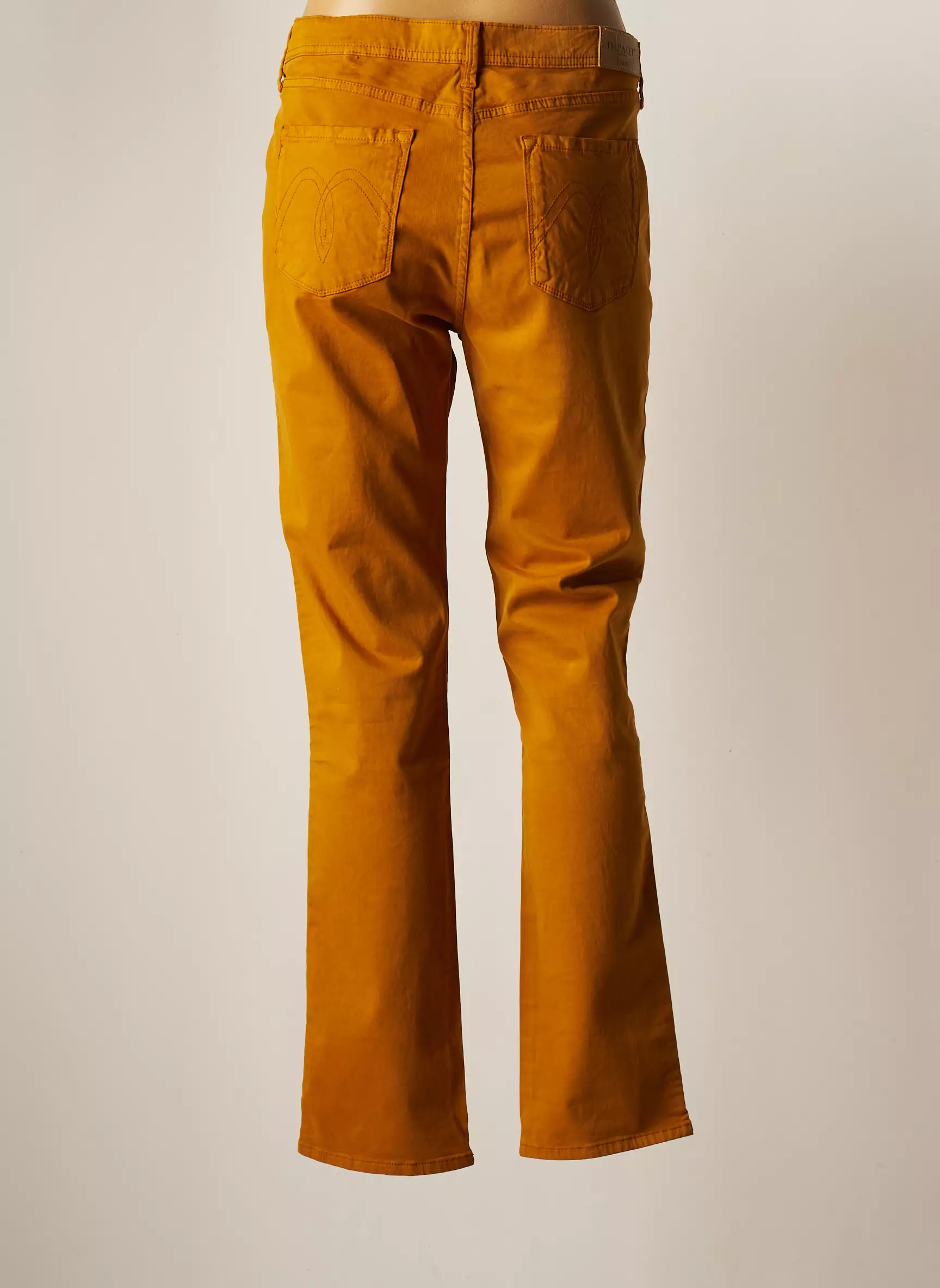 Impaqt Pantalons Slim Femme couleur jaune