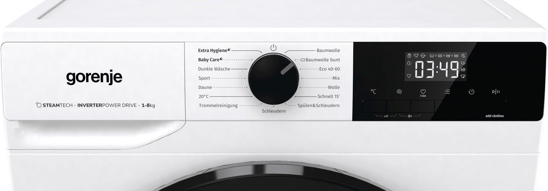 GORENJE Waschmaschine WNHAI 84 APS/DE, 8 kg, 1400 U/min, AquaStop