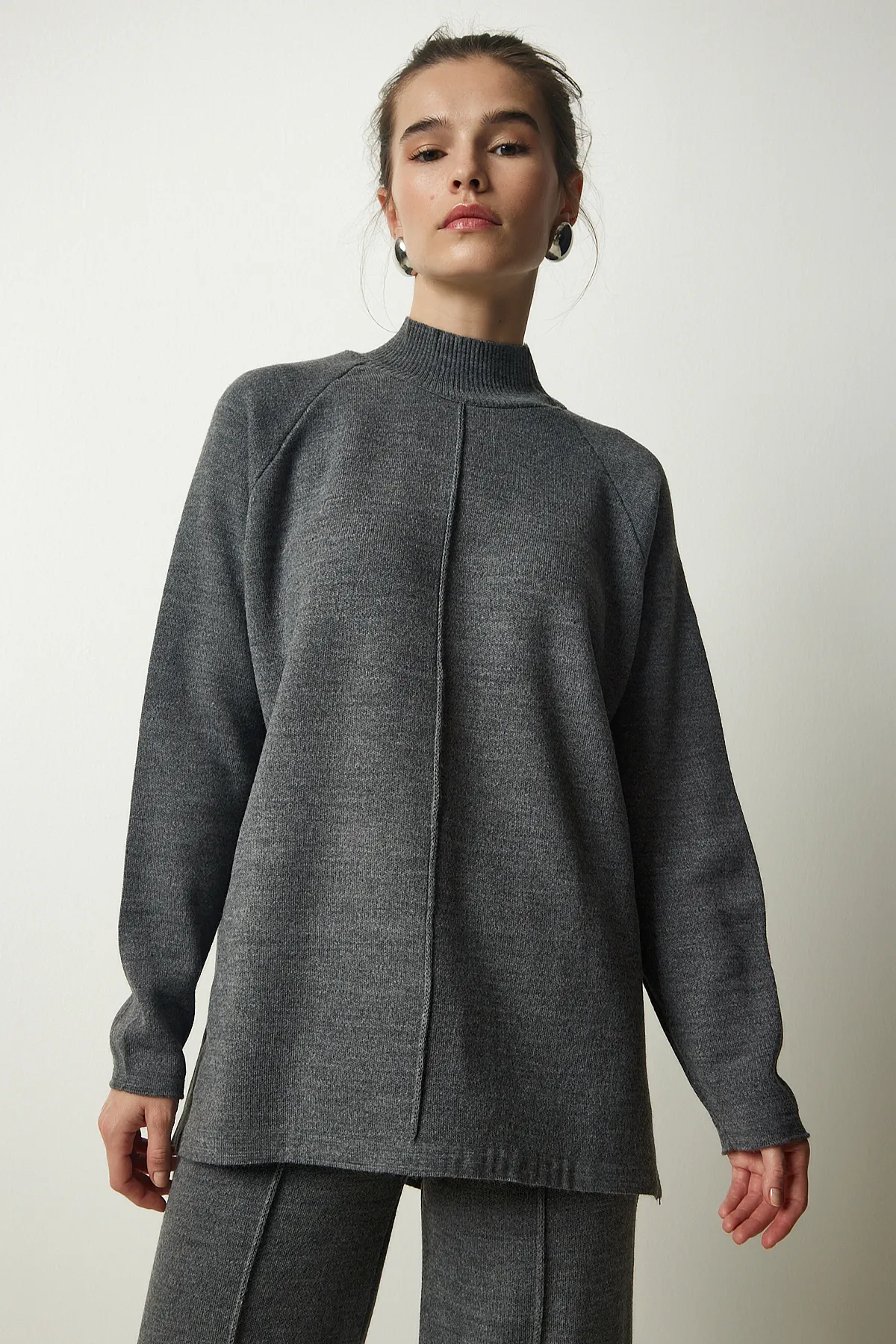 Happiness İstanbul  Zweiteiler - Grau - Regular Fit