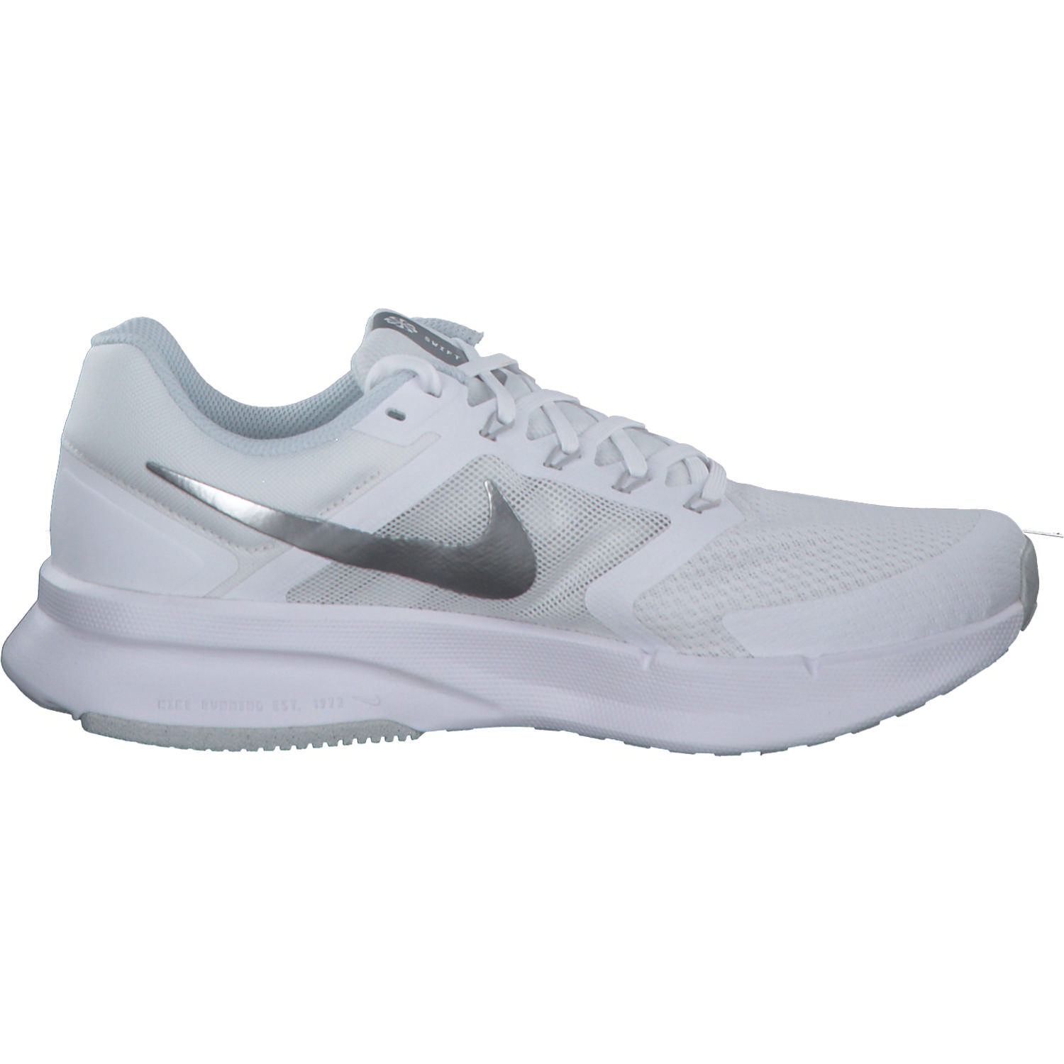 Nike Run Swift 3 DR2698, Schnürschuhe, Damen, white/mt silver/pure platinum
