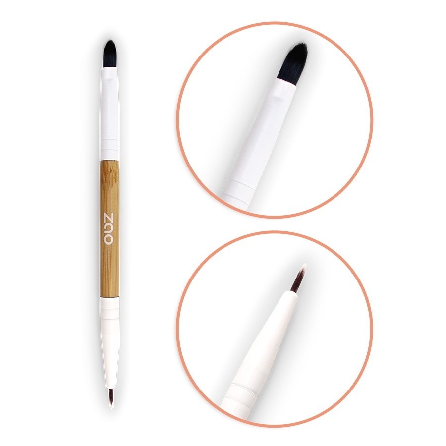 ZAO Bamboo Brush Duo Eyeliner-Lips