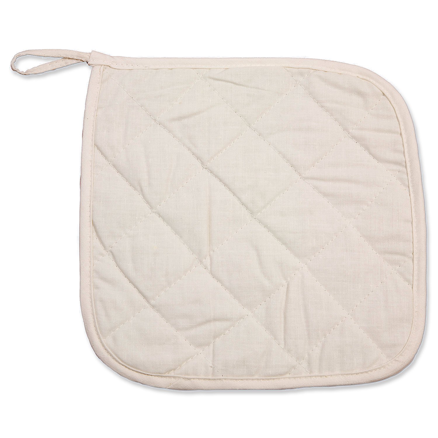 buttinette Topflappen, natur, 20 x 20 cm, 2 Stück