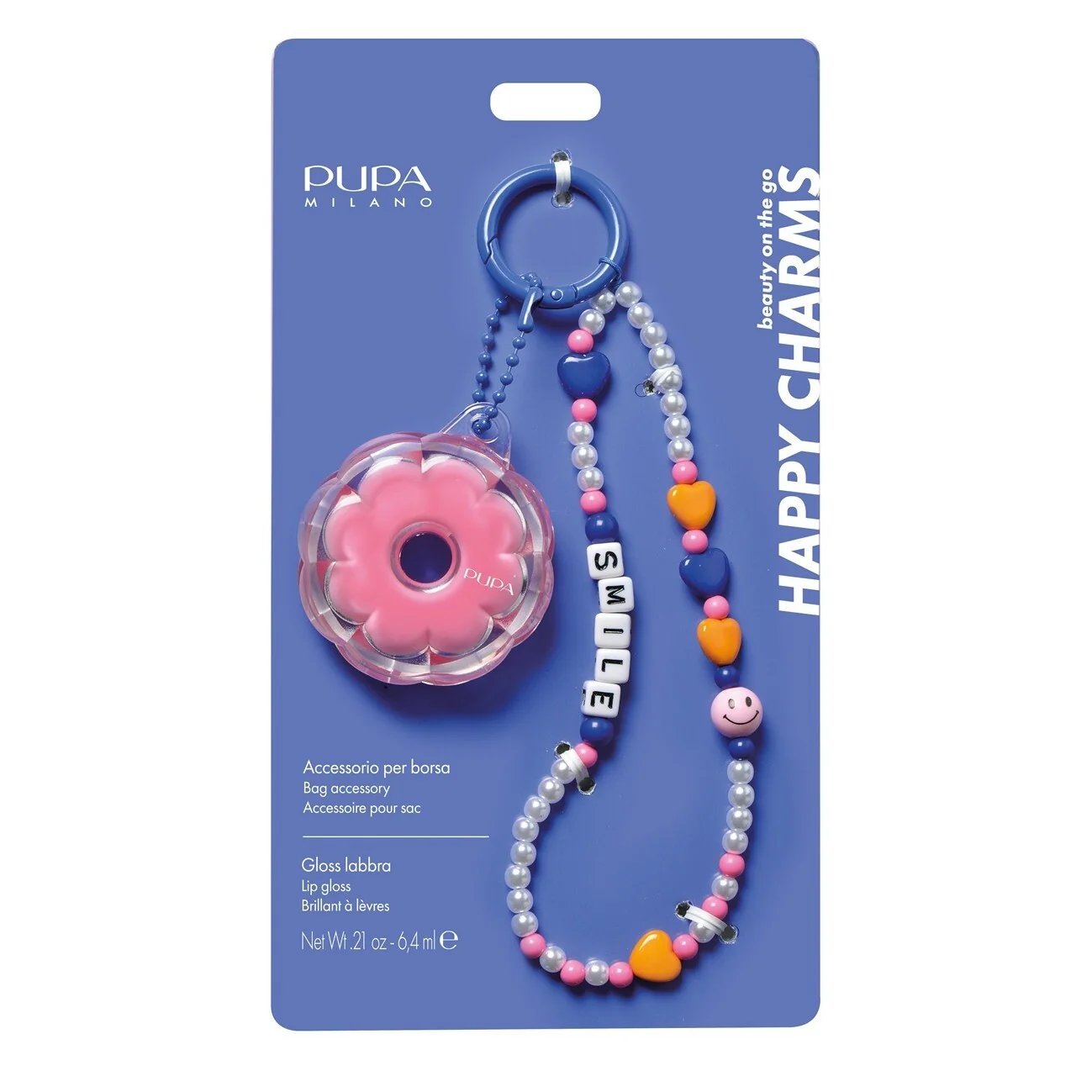 Brillo labial Happy Charms y otros accesorios