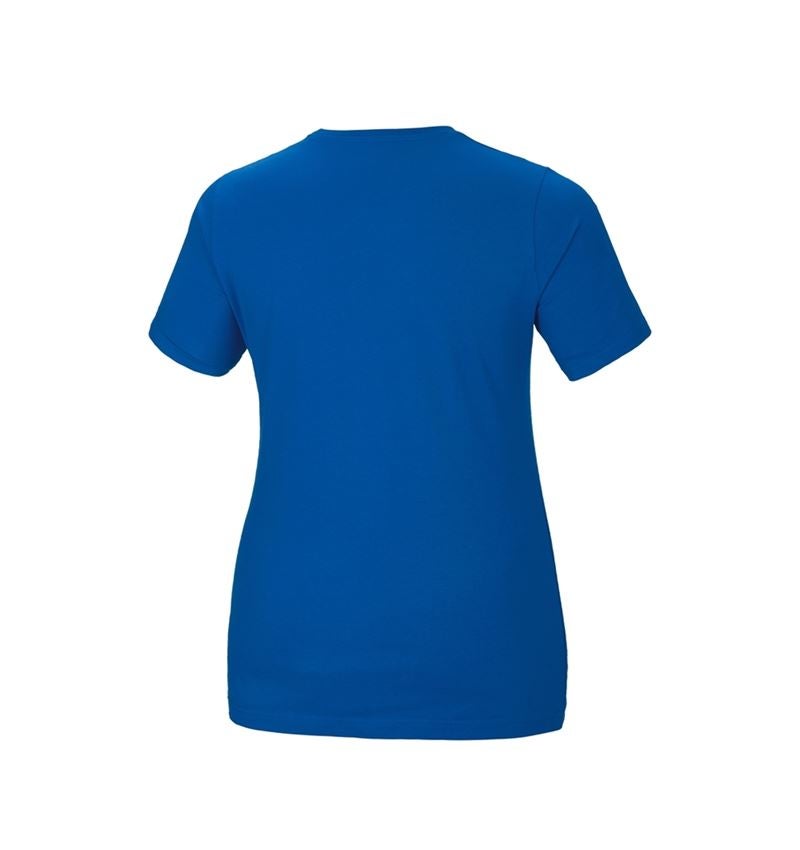 e.s. T-Shirt cotton stretch, Damen, plus fit