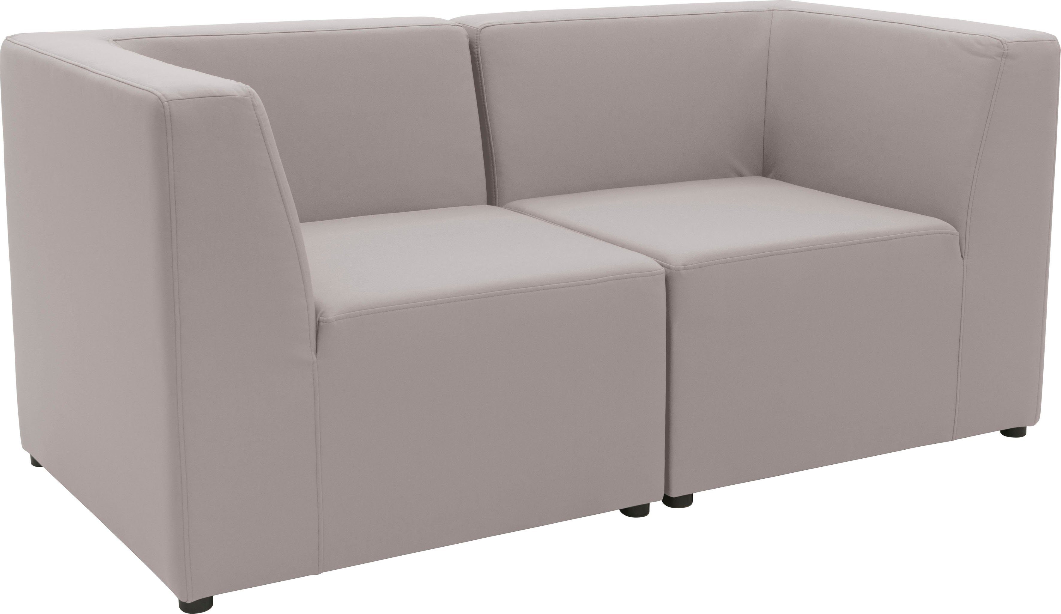 DOMO collection 2-Sitzer Aurinko, Speziell für Outdoor, witterungsbeständig, incl. Schutzhülle
