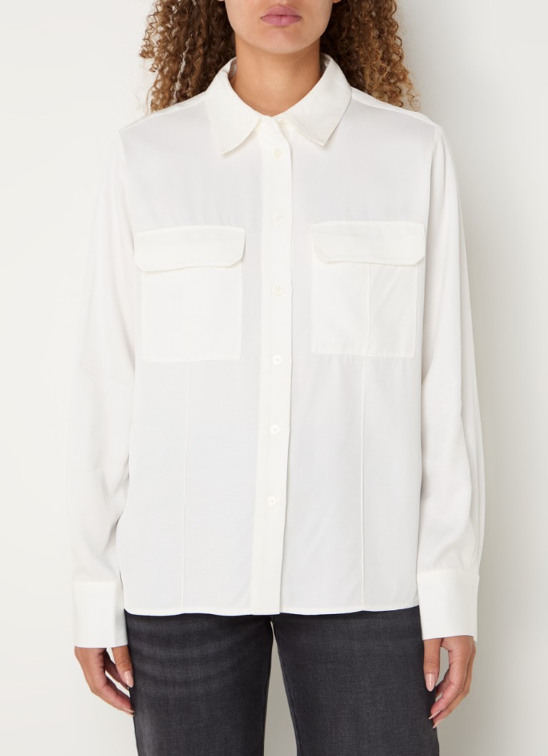 OPUS Flara blouse with breast pockets