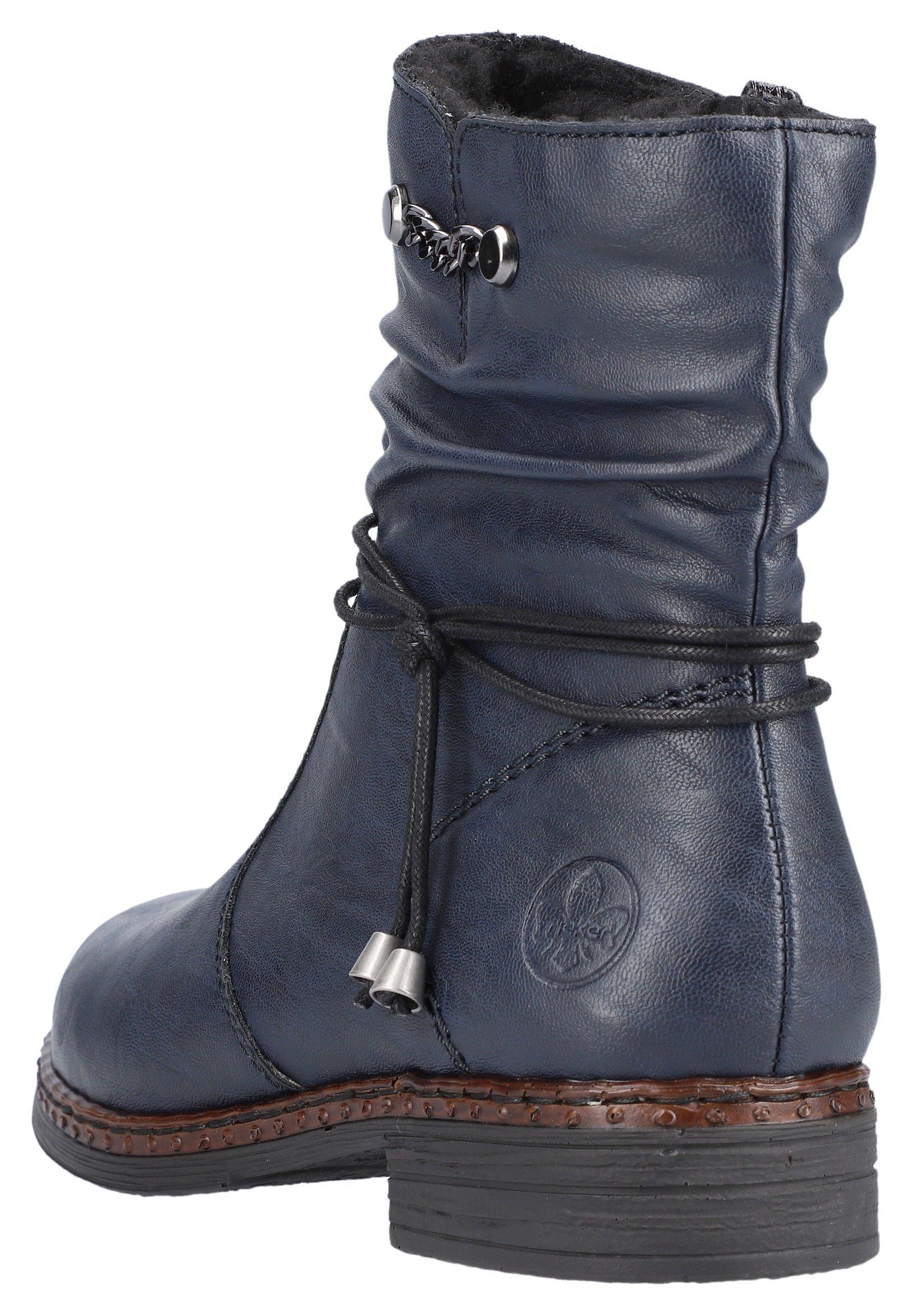 Rieker Winterstiefelette mit gerafftem Schaft