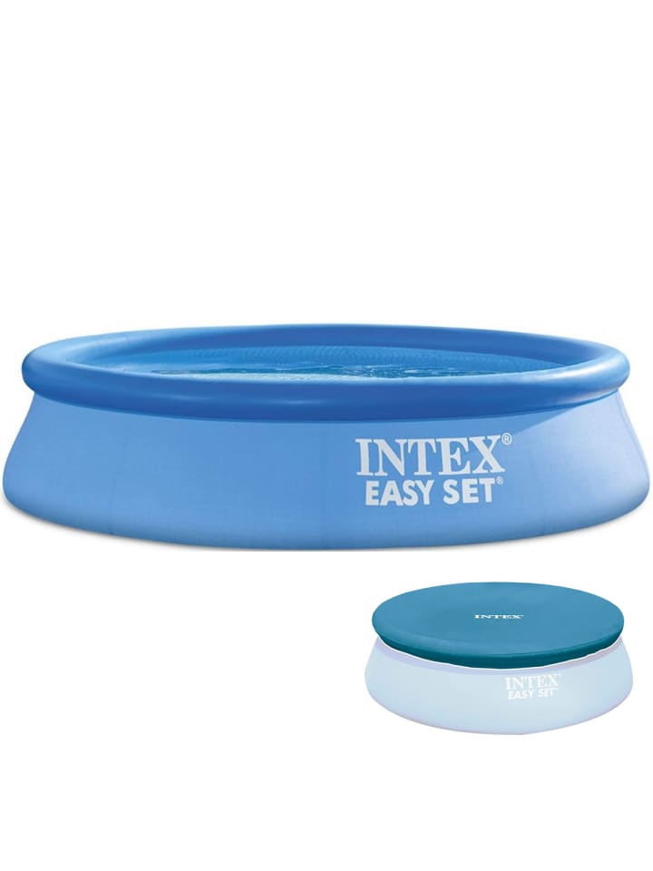Intex Easy Set Pool (244x61cm)   Abdeckplane in blau günstig kaufen onesize