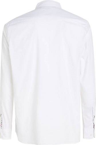 TOMMY HILFIGER Herren Hemd Regular Fit Langarm CORE 1985 FLEX OXFORD