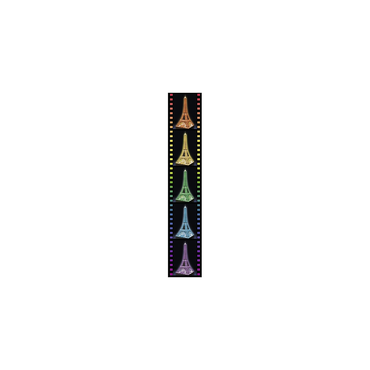3D-Puzzle Night mit LED, H47 cm, 216 Teile, Eiffelturm bei Nacht