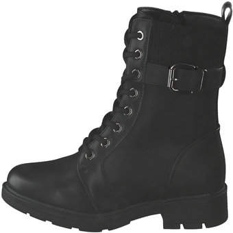Claudia Ghizzani Schnür Boots in schwarz