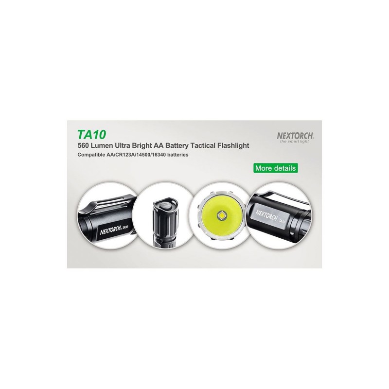 Nextorch TA10 560 Lumen, LED-Taschenlampe
