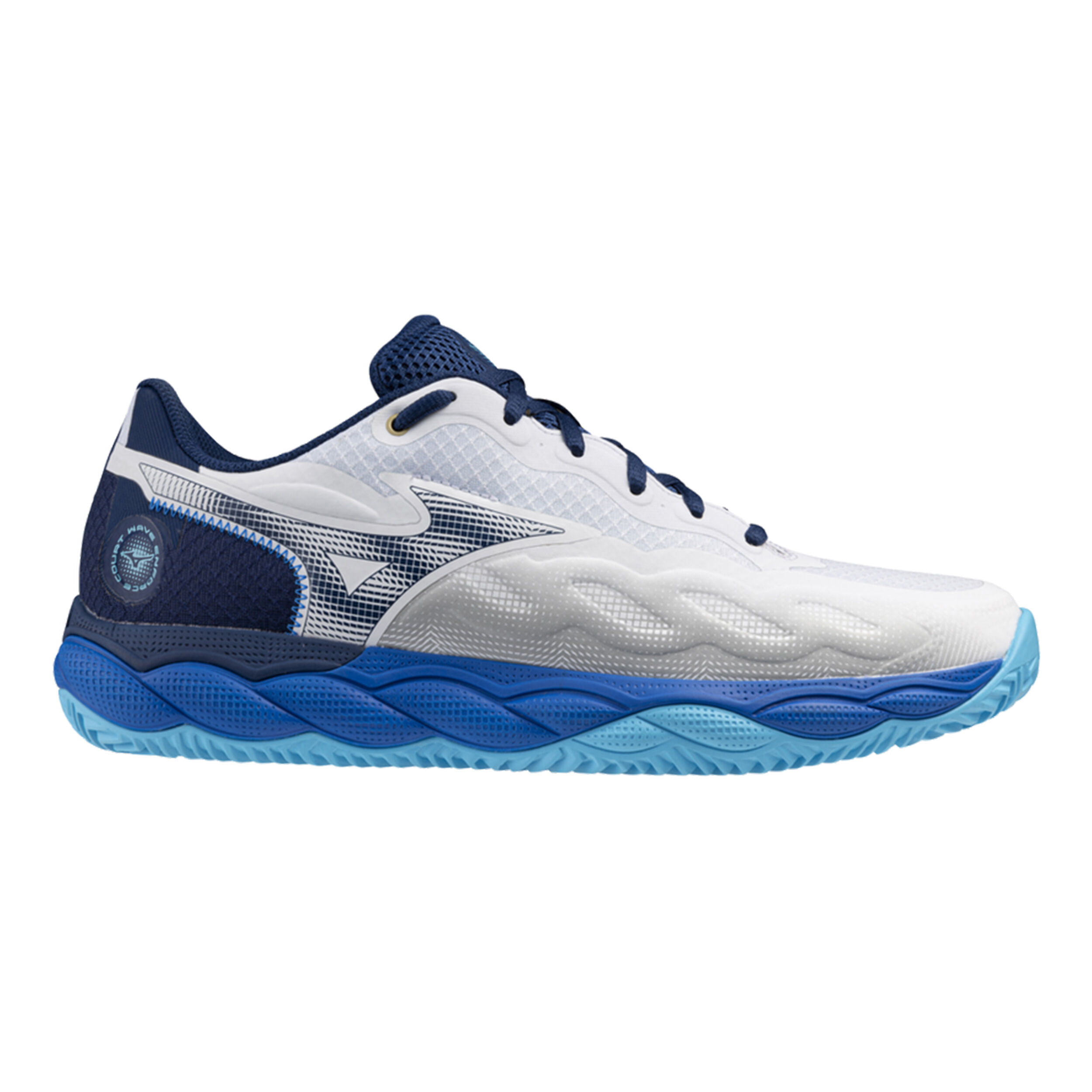 Wave Enforce Court Sandplatzschuh Herren - Weiß, Blau