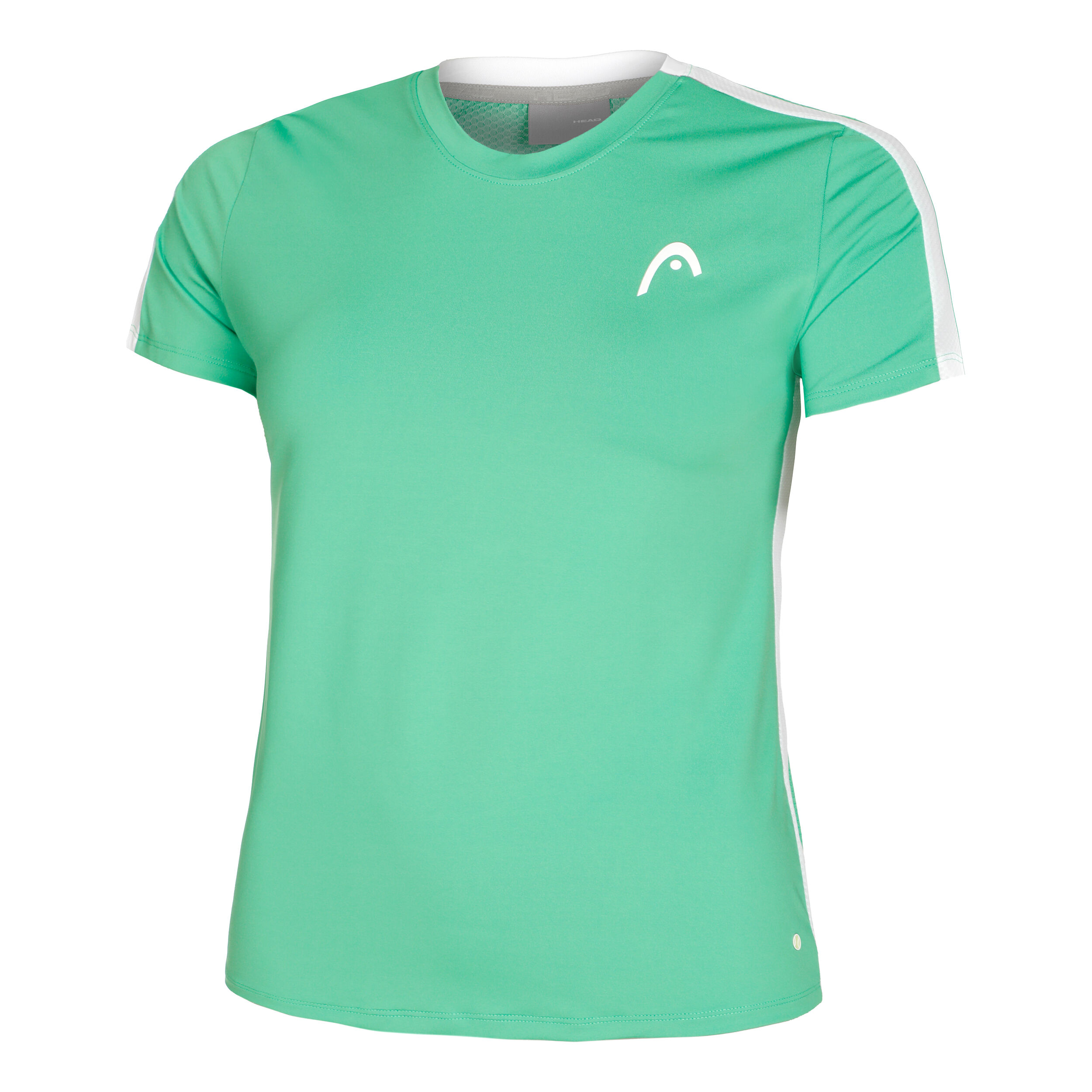 Tie-Break T-Shirt Damen - Grün, Weiß