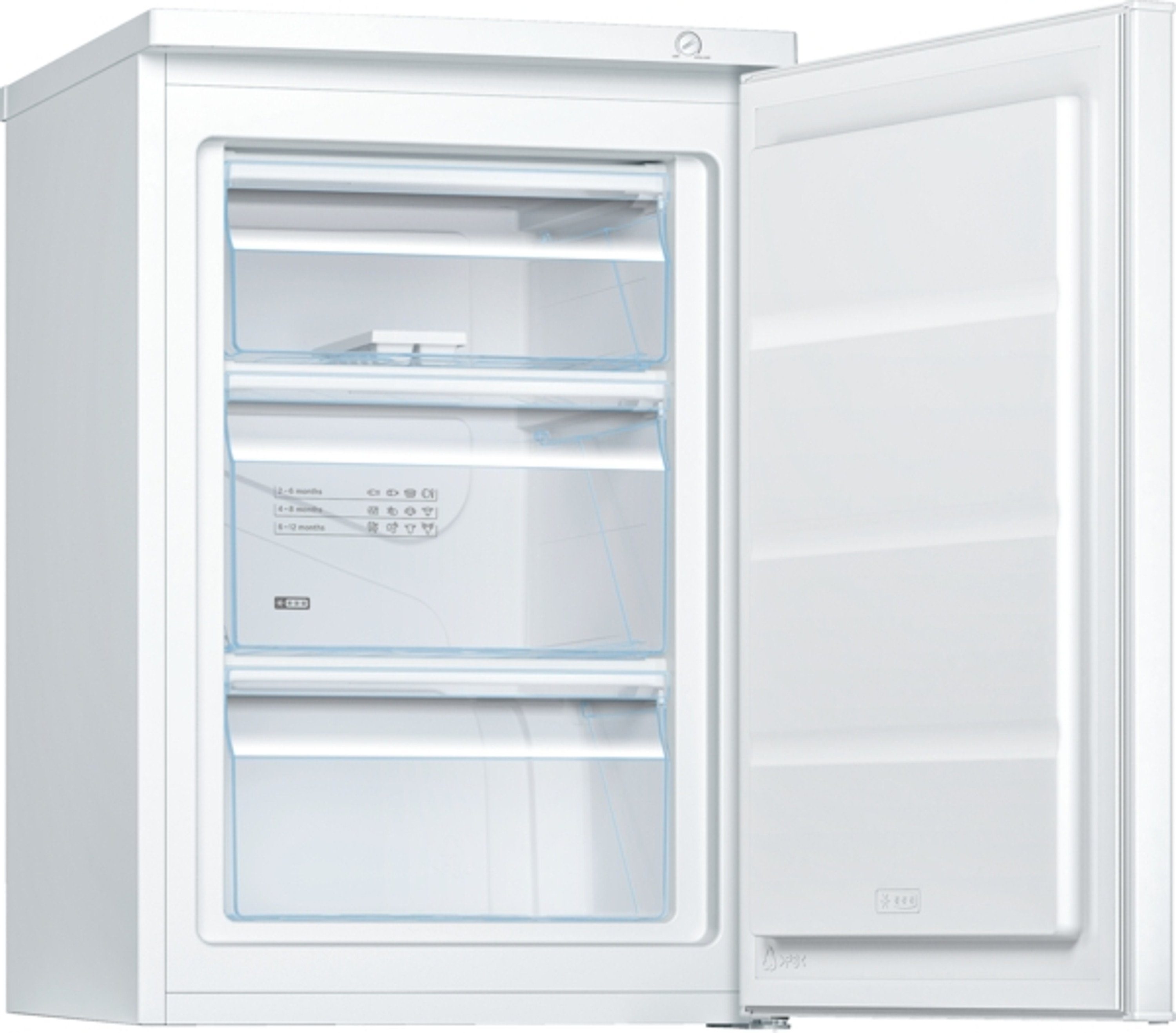 BOSCH Gefrierschrank GTV15NWEA, 85 cm hoch, 56 cm breit, 85 x 56 cm, Weiß