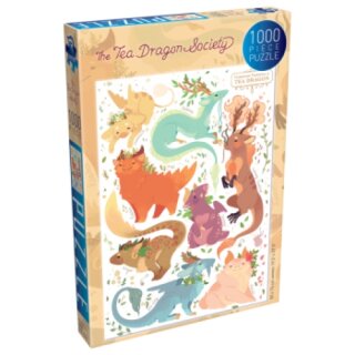 Jigsaw Puzzle - The Tea Dragon Society #1 Common Varieties of Tea Dragons (1000 Teile)