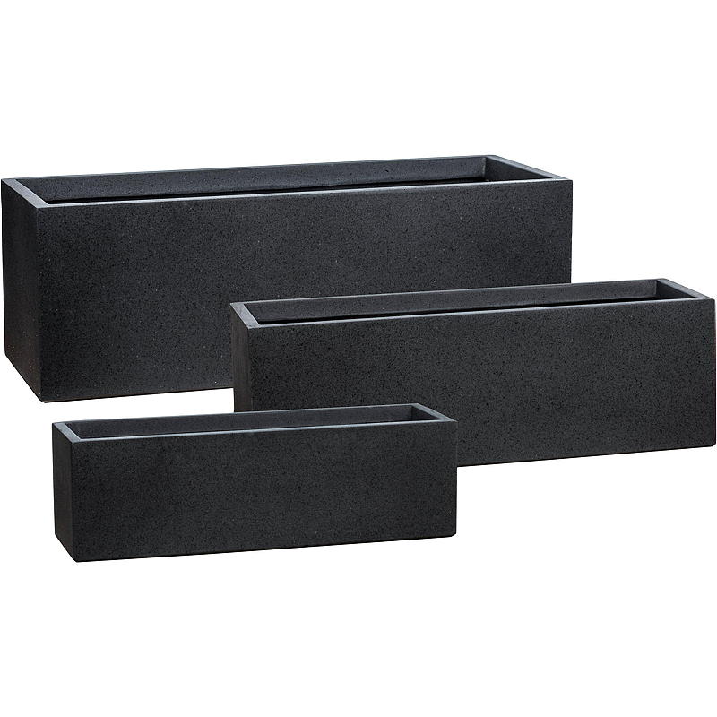 Home Plantekasse 60x19 cm, antrasitt granitt