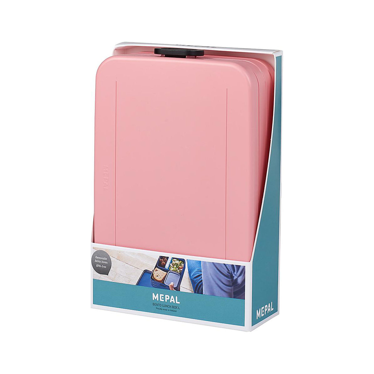 Lunchbox Take a Break large nordic pink L/B/H 25,5 x 17 x 6,5 cm, Inhalt 1,5 Liter