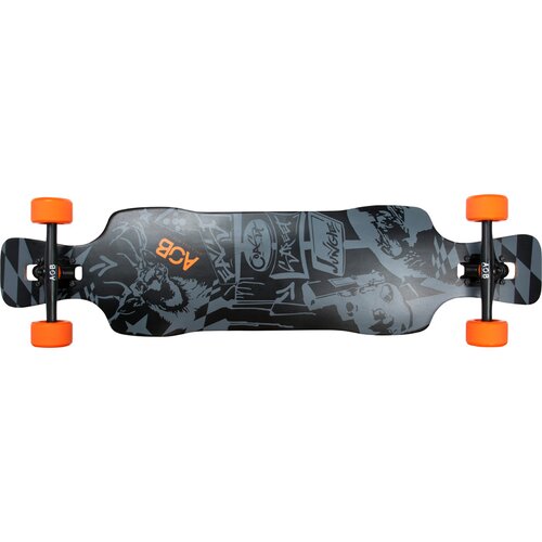 SKATEBOARD LONGBOARD BLACK SHOT