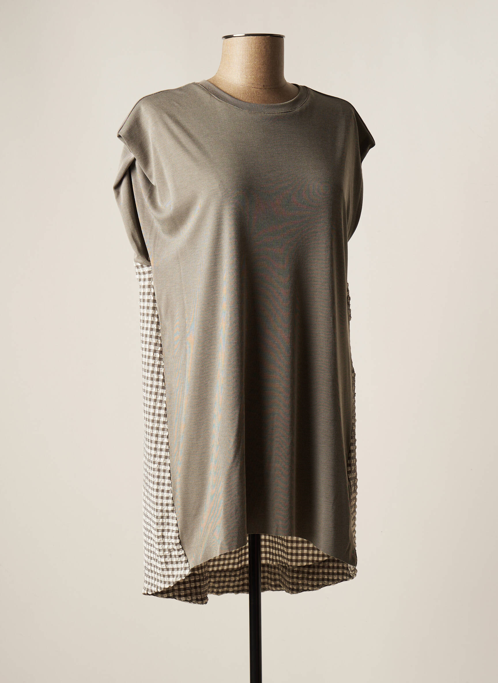 Gershon Bram Tuniquemanchecourte Femme couleur gris