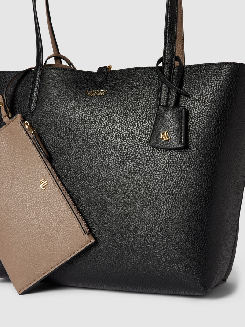 Shopper mit Wendefunktion in schwarz