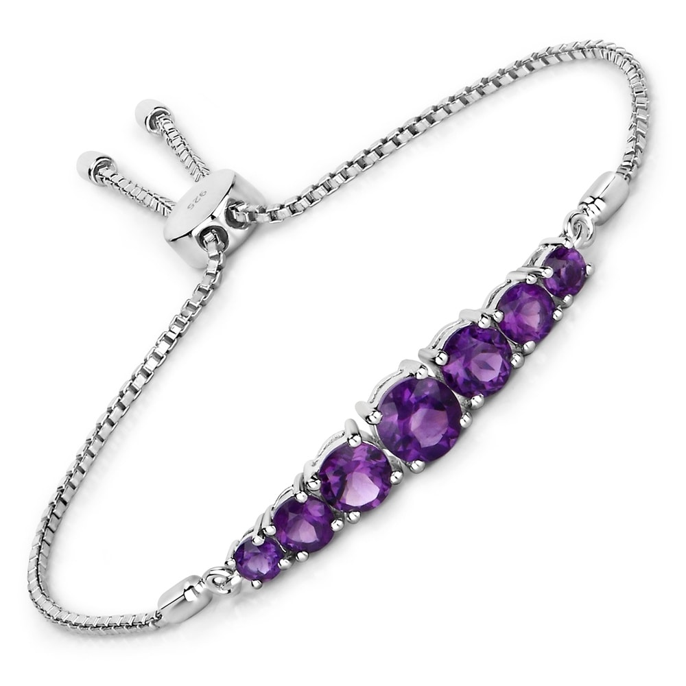 Rafaela Donata Bracelet Argent sterling Améthyste en Argent Bracelet