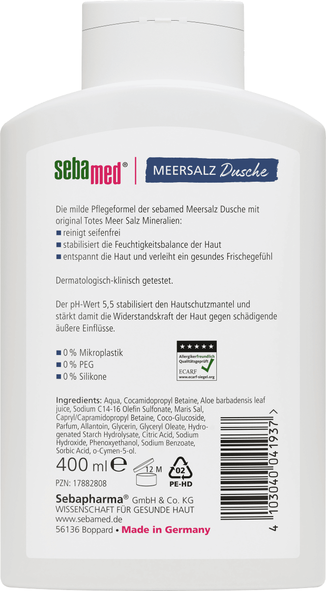 Dusche Meersalz, 400 ml