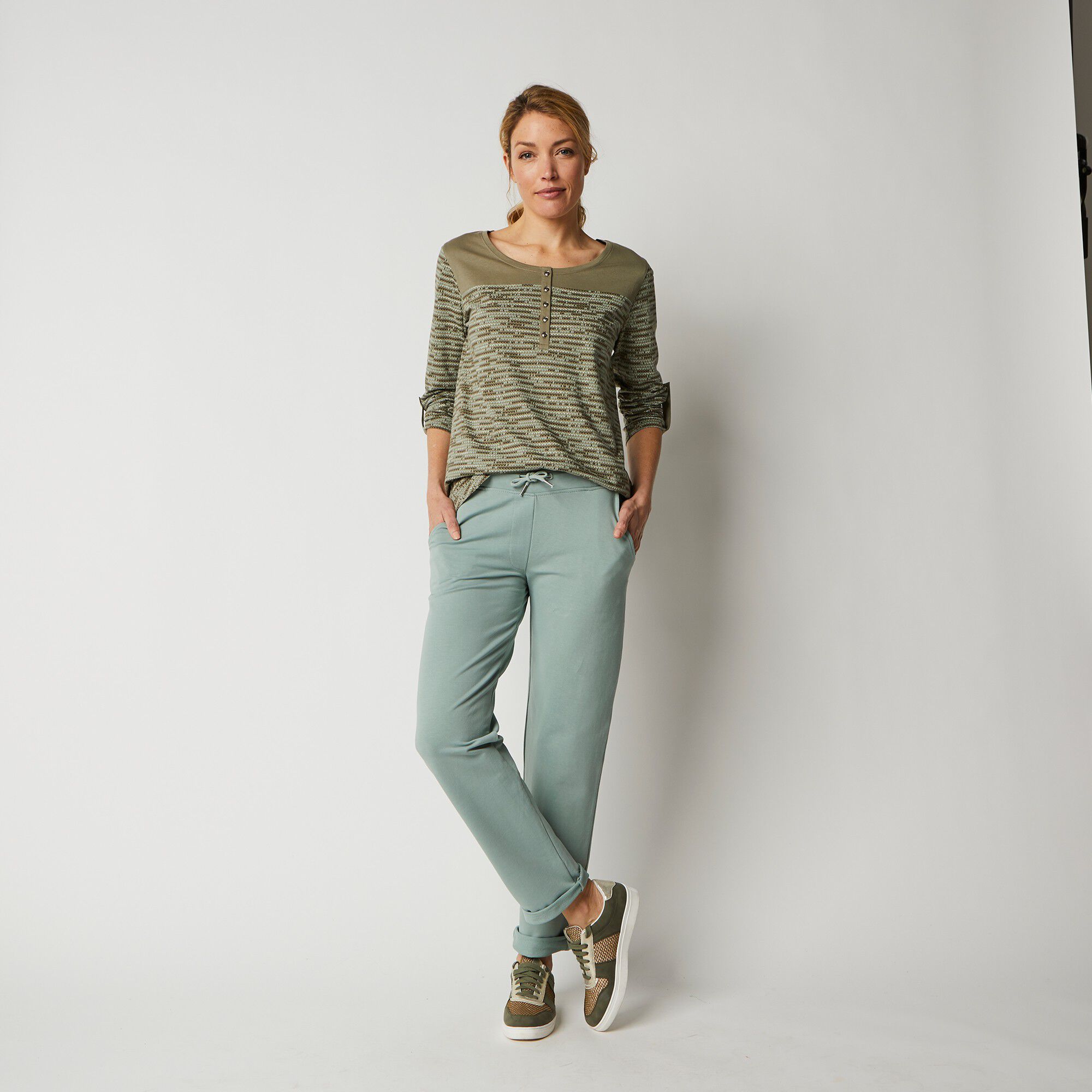 Pantalon jogpant ceinture élastiquée molleton