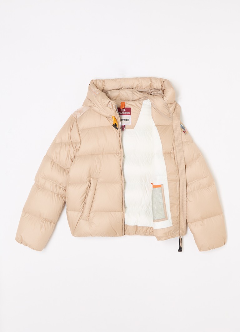Jachetă de puf Parajumpers Tilly cu glugă.